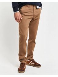 gant παντελονι slim twill chinos 3g1505221-34-210 camel