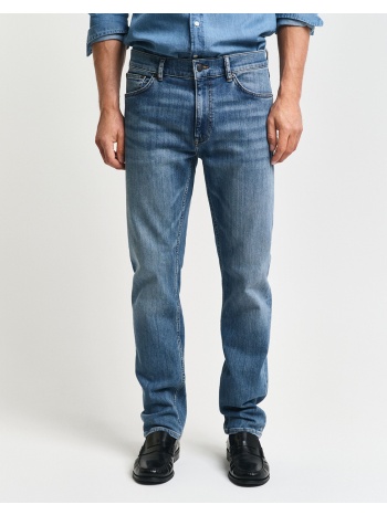 gant παντελονι regular gant jeans 3g1000261-34-971