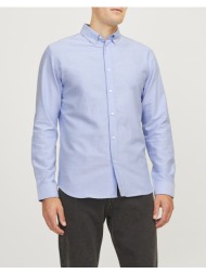 jj rebel jreboscar shirt ls noos 12264384-cashmere blue lightblue