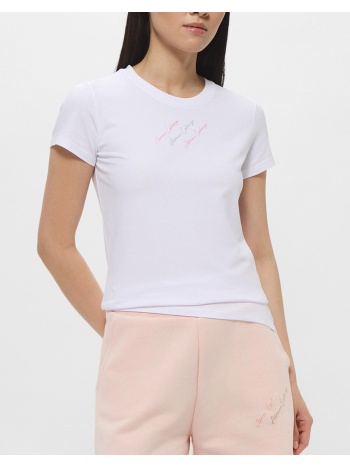 armani exchange t-shirt xw000599af10355-u0002 white σε προσφορά