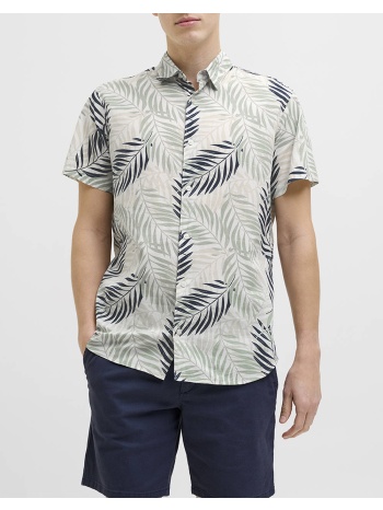 jjrebel jrebverdant poplin shirt ss 12270271-cloud dancer σε προσφορά