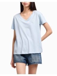 armani exchange t-shirt xw000531af10359-u9278 lightblue