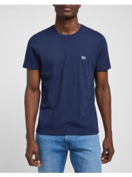 lee ss patch logo tee navy l60ufq35-navy navyblue