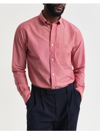gant υποκαμισο μμ reg poplin shirt 3g3000100-691 deeppink