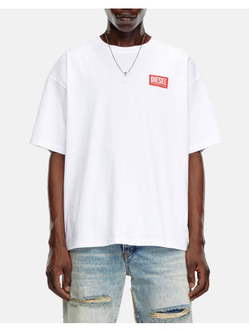 diesel t-boxt-lab t-shirt a149470niar-100 white σε προσφορά