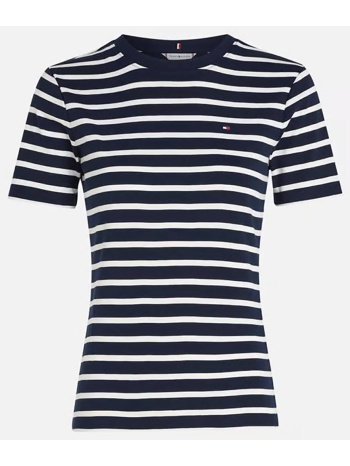 tommy hilfiger new slim cody c-nk ss ww0ww40587-0x4 indigo σε προσφορά