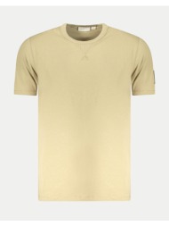 calvin klein jeans badge tee j30j323484-hi0 mustard