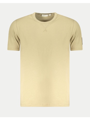 calvin klein jeans badge tee j30j323484-hi0 mustard