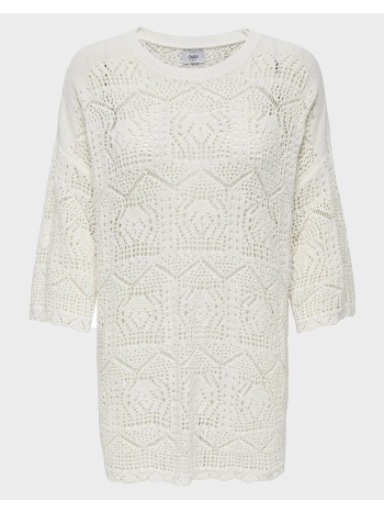 only onlbea life 3/4 loose o-neck knt 15341234-cloud dancer σε προσφορά