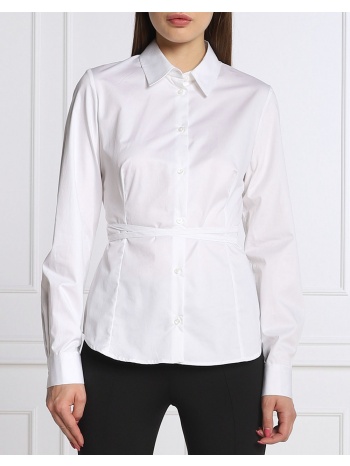 trussardi shirt popeline πουκαμισο c00544t005972-w001 white σε προσφορά