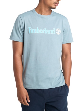 timberland kenn linear logo short sleev tb0a5upq-758 ciel