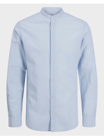 jack&jones jjebreeze linen blend band shirt ls jnr σε προσφορά