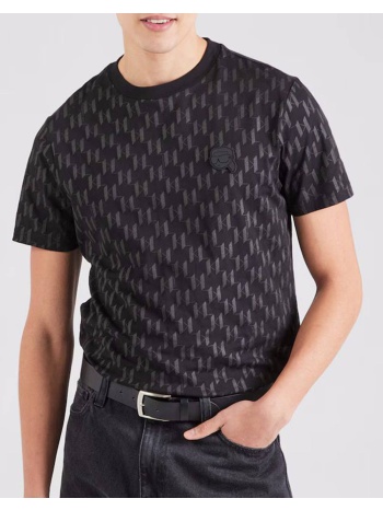 karl lagerfeld t-shirt crewneck 755074-552251-990 black σε προσφορά