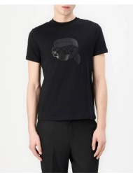 karl lagerfeld t-shirt crewneck 755076-552251-990 black