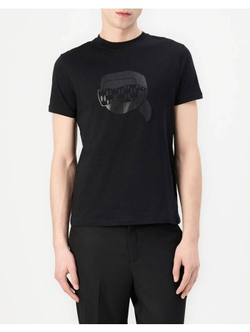 karl lagerfeld t-shirt crewneck 755076-552251-990 black