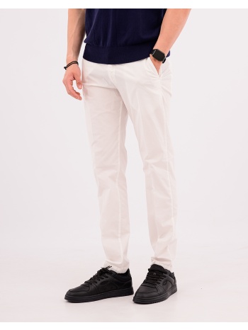 four ten παντελόνι chino t9066125010-00120 white σε προσφορά