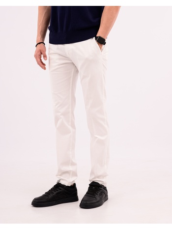 four ten παντελόνι chino t910125003-00150 white σε προσφορά