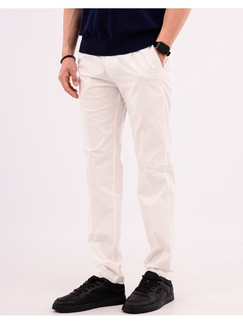 four ten παντελόνι chino t9132125127-00120 white σε προσφορά