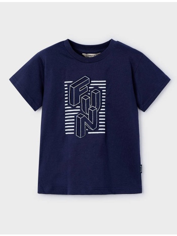 mayoral μπλουζα κοντ/κη αναγλυφη `fun 03027-017 navyblue σε προσφορά