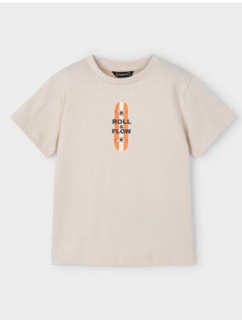 mayoral μπλουζα κοντ/κη`roll and flow 03039-059 biege σε προσφορά