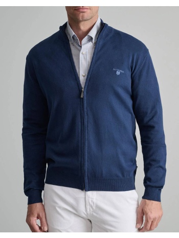navy&green πλεκτη ζακετα φερμουαρ 24ar.999/gz.5-md blue