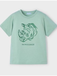 mayoral μπλουζα κοντ/κη αναγλυφ`rhino 03042-073 lightgreen