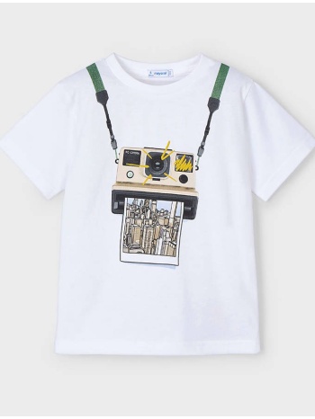 mayoral μπλουζα κοντομαν 03044-085 white σε προσφορά