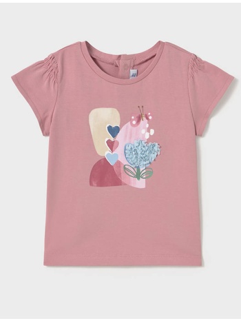 mayoral μπλουζα κοντομανικη κεντητη 01049-071 darkpink σε προσφορά