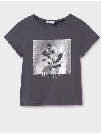 mayoral μπλουζα κοντομανικη κεντητη 06020-066 darkslategrey σε προσφορά