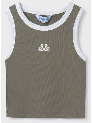 mayoral μπλουζα τιραντες κεντημα 06032-012 armygreen σε προσφορά