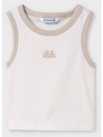mayoral μπλουζα τιραντες κεντημα 06032-010 ecru σε προσφορά