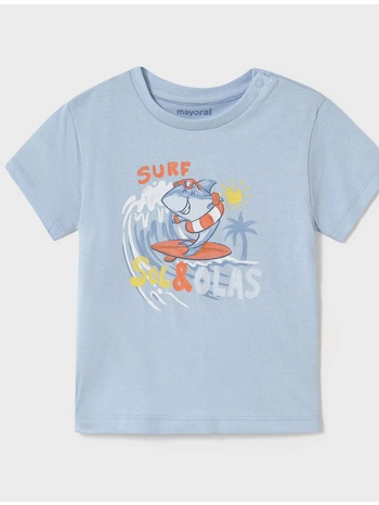 mayoral μπλουζα κοντομανικη καρχαριας 01065-052 ciel σε προσφορά