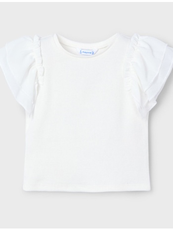 mayoral μπλουζα συνδυασμενη 03013-024 ecru σε προσφορά