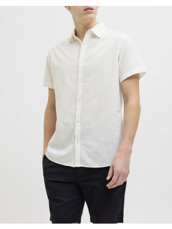 jj rebel jrebmoss sunny shirt ss 12270668-bright white σε προσφορά