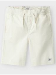 name it nkmryan jog l twill shorts 7001-tf noos 13240358-cloud dancer ecru