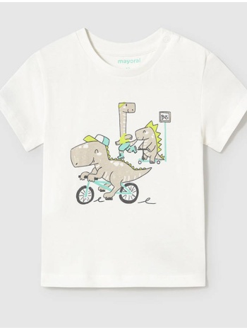 mayoral μπλουζα κοντομανικη mix 01062-057 ecru σε προσφορά