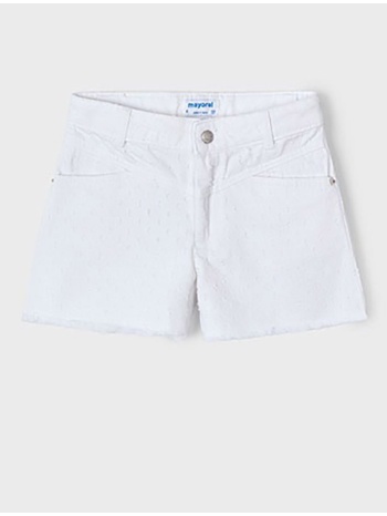 mayoral παντελονι κοντο καπαρτινε 03205-043 white σε προσφορά