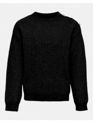 only πουλοβερ παιδικο kogairy l/s bling pullover knt 15267507-black black