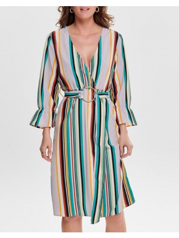 only stripe midi γυναικειο φορεμα 15172291-lavfog mixed