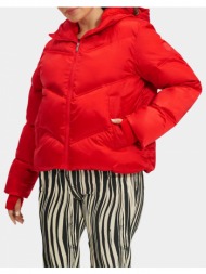 ugg μπουφαν ronney cropped puffer jacket 1131543-0041 red