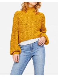 jjxx jxkelvy chunky high neck knit sn 12213689-tawny olive yellow