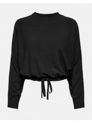 only πουλοβερ onlamalia l/s batwing pullover cs knt 15260663-black black