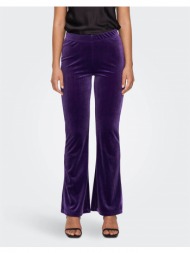 only onlsmooth velvet pants jrs 15277995-acai purple