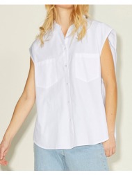 jjxx jxetta sl poplin shirt sn 12200122-white white