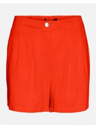 vero moda vmjesmilo hw shorts wvn ga 10260292-spicy orange orange