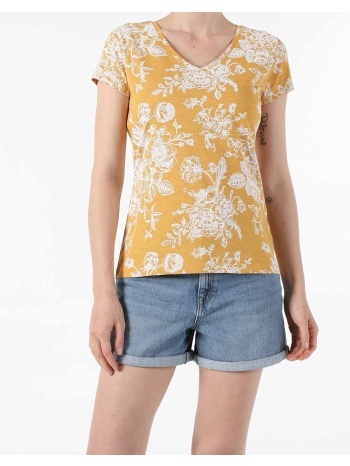 colins t-shirt short sleeve cl1054273-myl mustard σε προσφορά