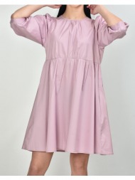 only onlelly life 3/4 o-neck dress wvn 15221328-dawn pink pink