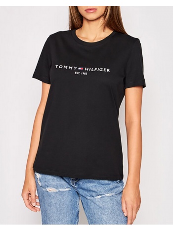 tommy hilfiger μπλουζα heritage hilfiger c-nk reg tee