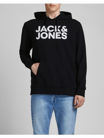 jack&jones μπλουζα φουτερ jjecorp logo sweat hood noos