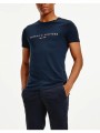 tommy hilfiger μπλουζα core tommy logo tee mw0mw11465-403 darkblue